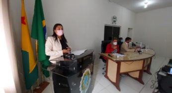 Rosana Gomes participa da abertura de ano legislativo na Câmara de Senador Guiomard