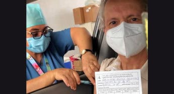 Ex-deputado Angelim recebe 1° dose de vacina contra a Covid-19