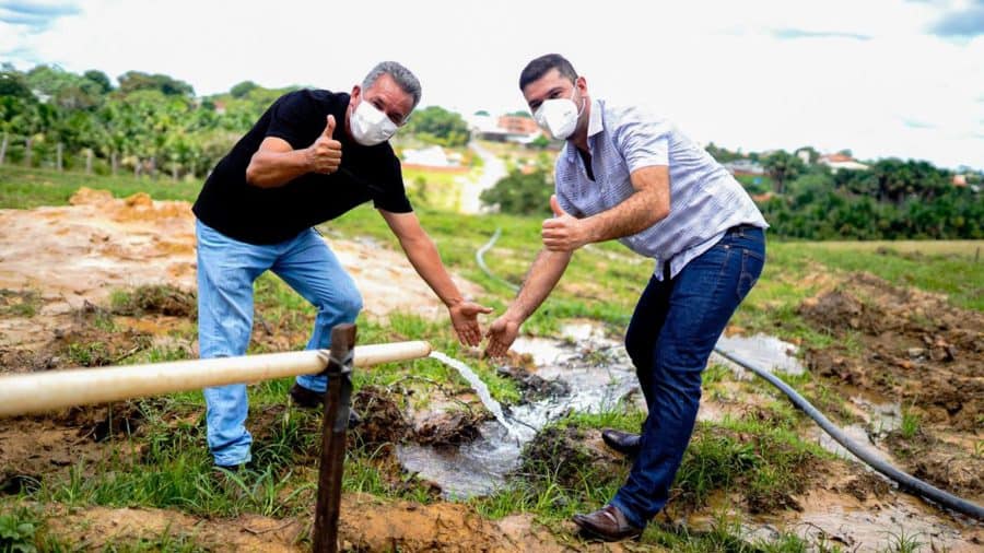 Nicolau visita obra que vai levar água para 10 mil em Cruzeiro do Sul