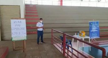 Menos de 70 pessoas entre 50 e 59 anos procuraram a vacina na manhã de hoje no Sesi