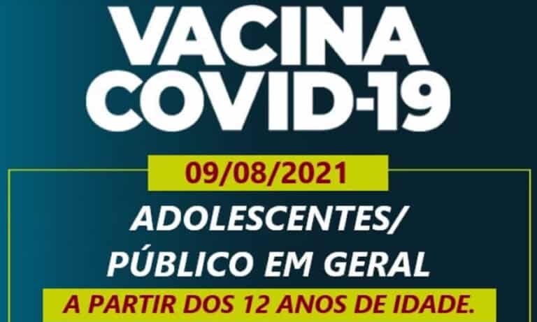 Município de Feijó vacina adolescentes com 12 anos contra a Covid-19
