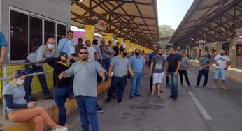 Motoristas de ônibus paralisam atividades na capital parcialmente