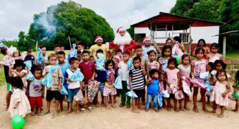 Diário do Acre / Santa Rosa do Purus/ É natal na Aldeia Novo Recreio