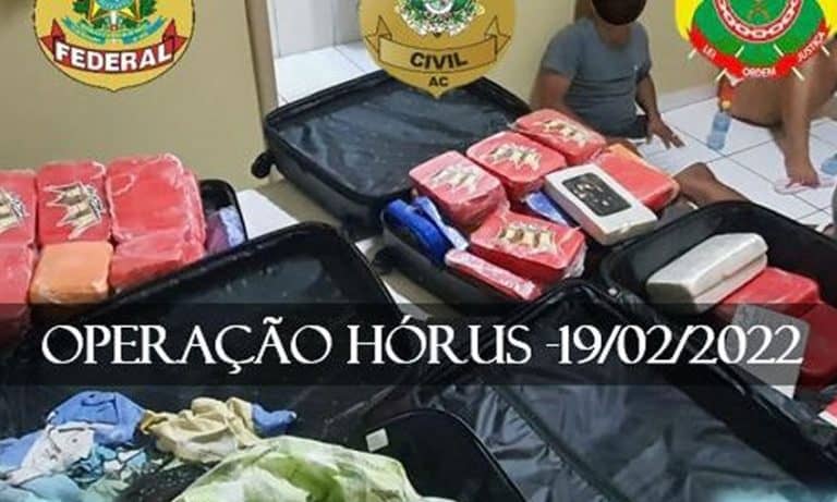 Polícia apreende quase 70 quilos de drogas em hotel de Cruzeiro do Sul