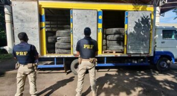 Polícia apreende R$ 54 mil em pneus de origem estrangeira na fronteira do Acre