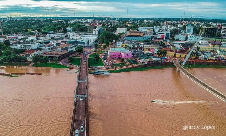 Nível do Rio Acre baixa quase um metro em Rio Branco, diz Defesa