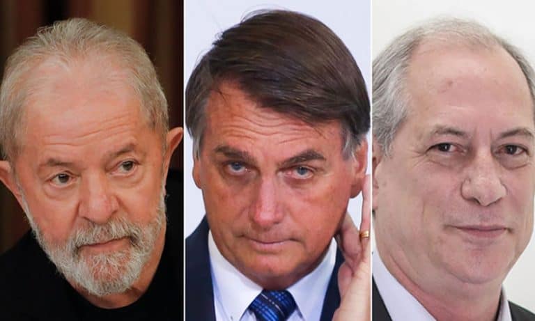 Pesquisa Ipespe: Lula tem 44%; Bolsonaro, 35%; Ciro, 9%