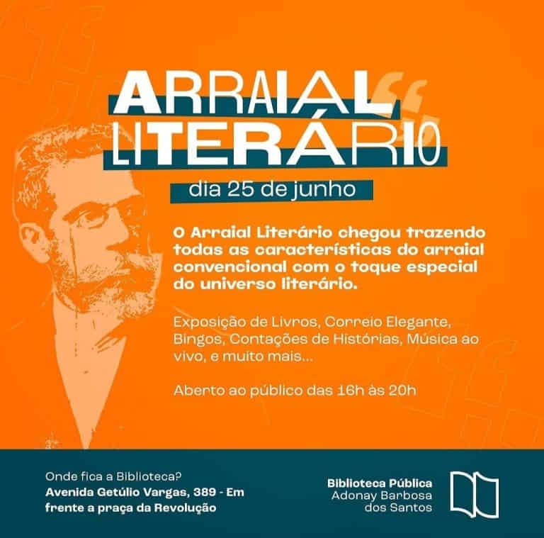 Arraial Literário da Biblioteca Pública acontece no próximo sábado em Rio Branco