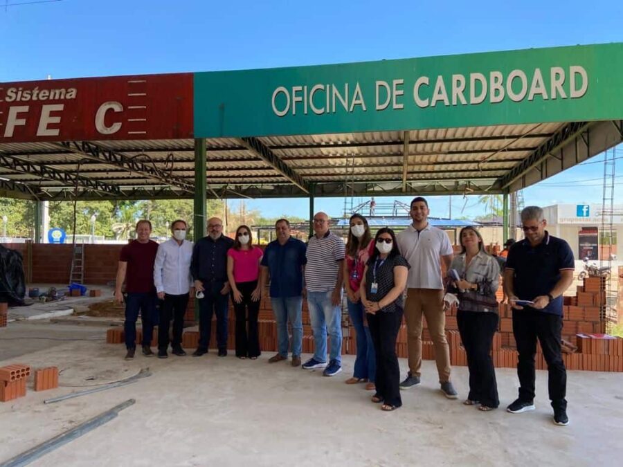 Gestores da Indústria acompanham avanço das obras da Expoacre
