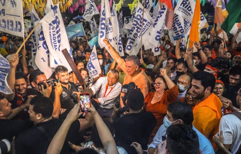 Petecão mostra força e ginásio do Sesc fica pequeno para a festa da convenção do PSD 