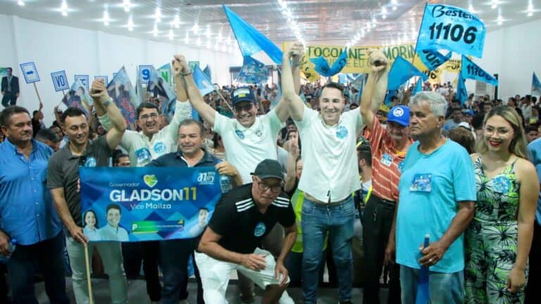 Gladson e Ney inauguram comitê e prometem apoio a Bolsonaro