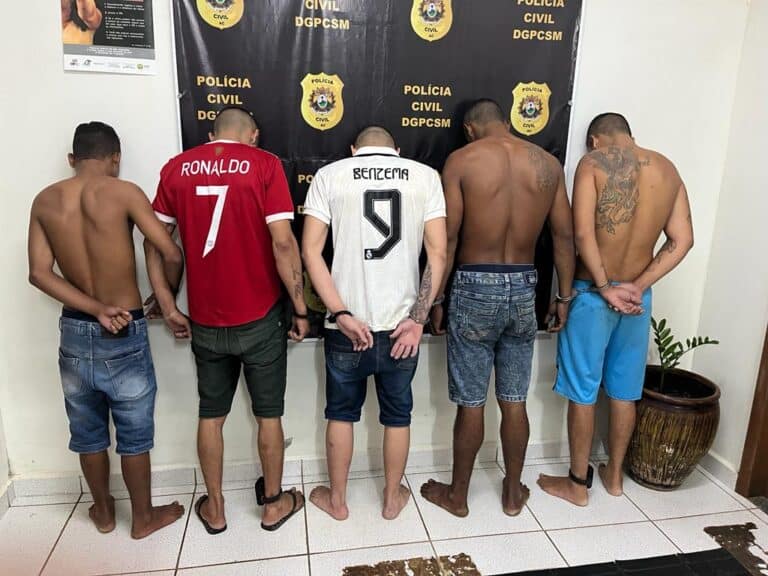 Polícia prende cinco por integrar organização criminosa em Manoel Urbano