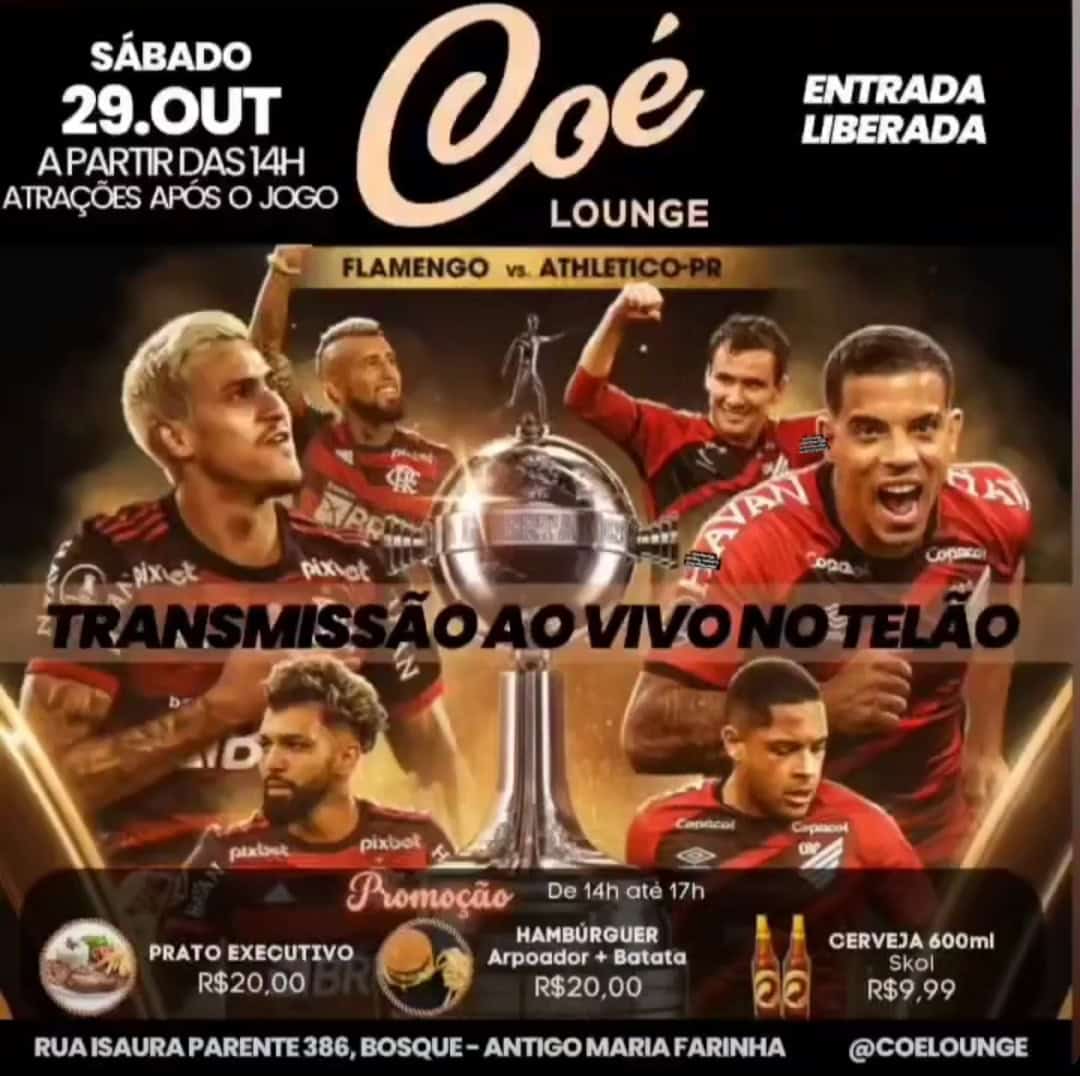 ASSISTIR JOGO DO FLAMENGO HOJE AO VIVO ONLINE E DE GRAÇA: Assista GRÁTIS a  FLAMENGO X RACING pela LIBERTADORES