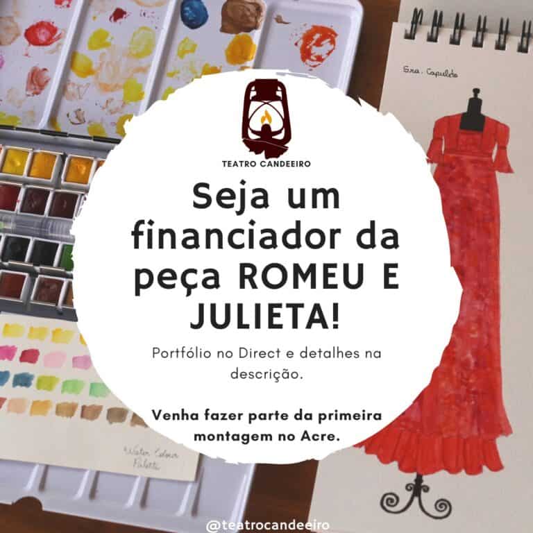 Peça Romeu e Julieta busca patrocinadores para a realização dos espetáculos em Rio Branco