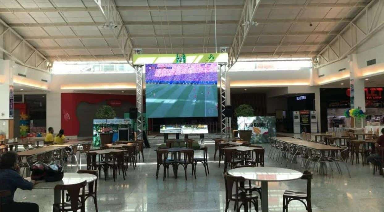 Praça Shopping transmitirá em telão os jogos da Copa do Mundo 2022