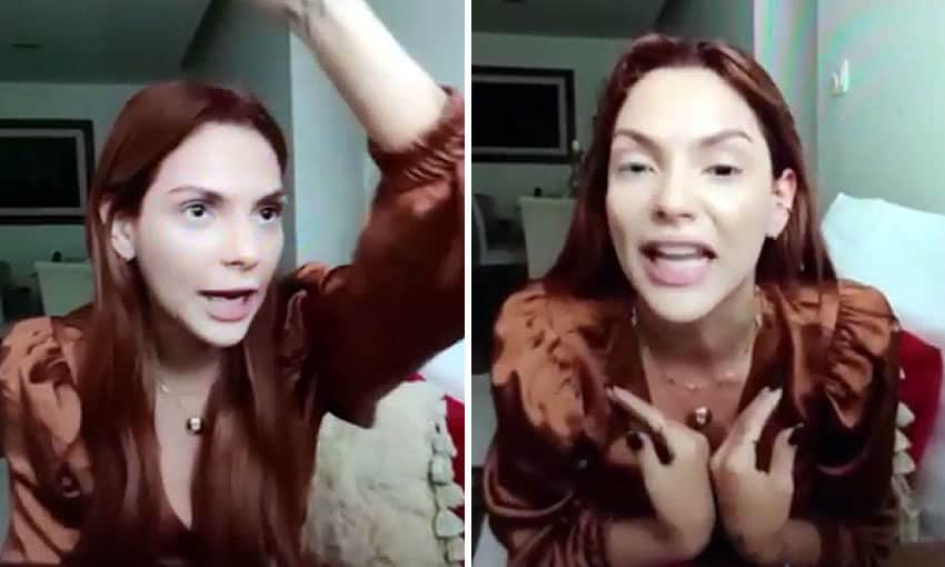 Ludmila grava video xingando seguidores e depois apaga