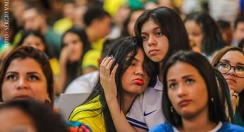 Confira a galeria de fotos da torcida acreana no terceiro jogo do Brasil
