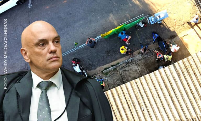 Moraes determina desocupação de acampamento bolsonarista