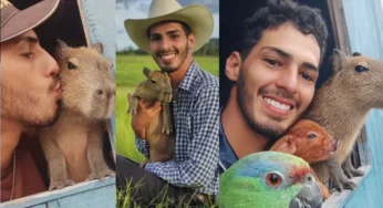 Justiça concede guarda provisória de capivara a influencer do Amazonas