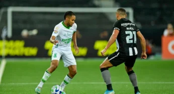 Botafogo vence América-MG e aumenta vantagem sobre o Palmeiras no Brasileiro