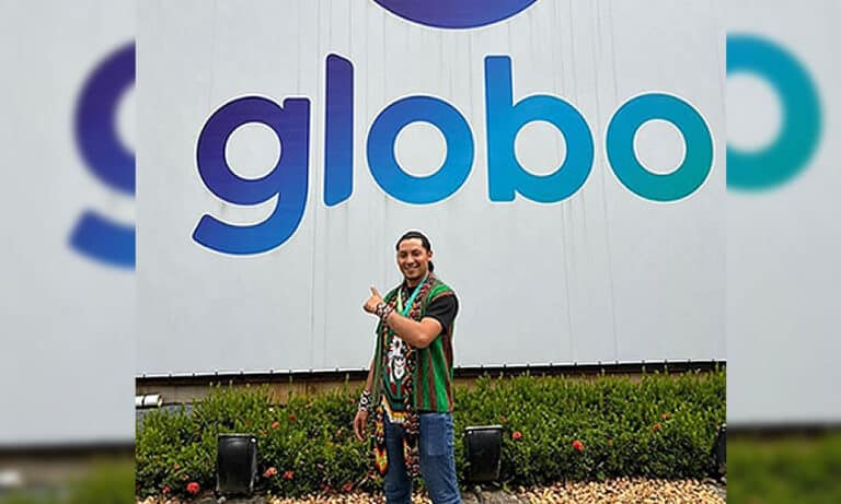 Indígena acreano que é ator estreia em novela da TV Globo