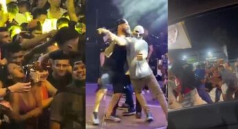 Show de Evoney teve distribuição gratuita de bebida, invasão de palco e brigas