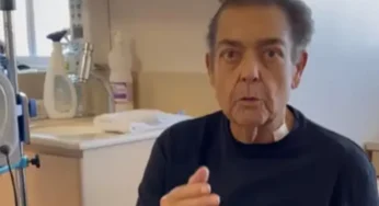 Faustão se emociona ao agradecer família de doador do coração: ‘chance de viver de novo’