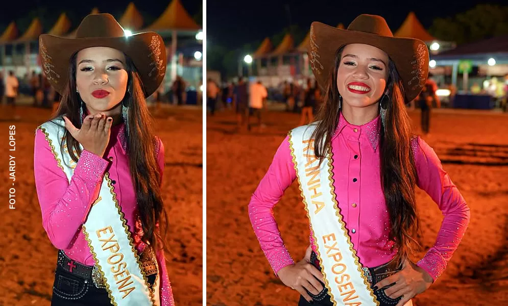 Rainha do Rodeio da ExpoSena tem apenas 15 anos e é competidora da prova de 3 tambores