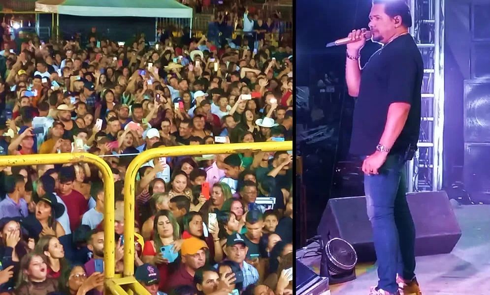 Com músicas consagradas, Zezo leva fãs à loucura na abertura da ExpoSena