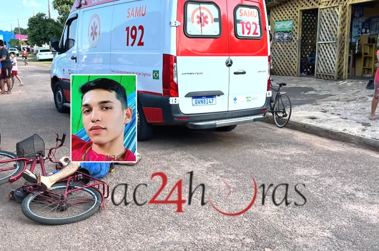 Jovem é assassinado com tiro na nuca ao andar de bicicleta no interior do Acre