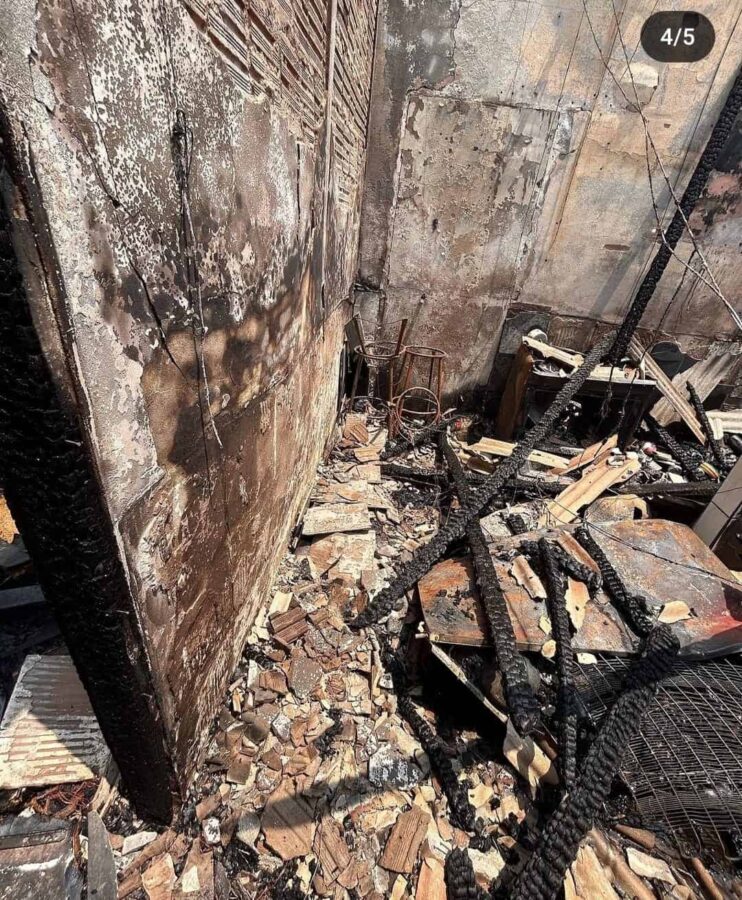 Mulher fica só com roupa do corpo após incêndio e pede ajuda para recomeçar na Capital