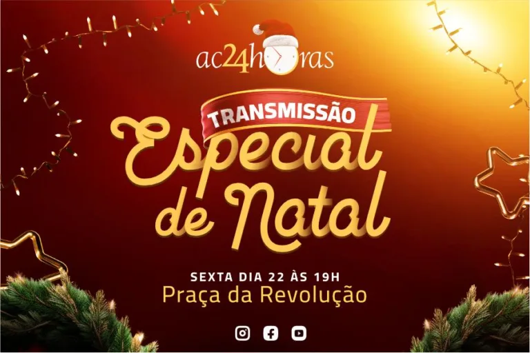ac24horas transmite ao vivo noite de Natal de Vida, Esperança e Dignidade, na sexta-feira (22)
