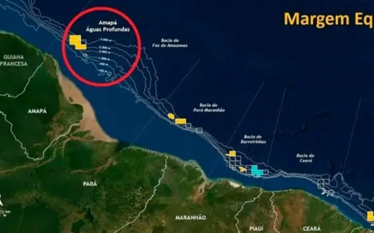 Marinha do Brasil investiga possível vazamento de petróleo próximo à costa do Amapá