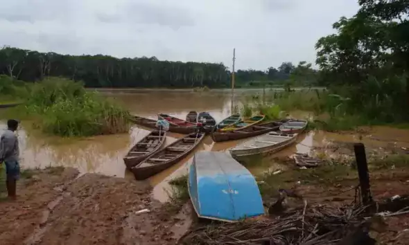 Volta a chover forte nas cabeceiras do Rio Acre, que volta a encher em Assis Brasil