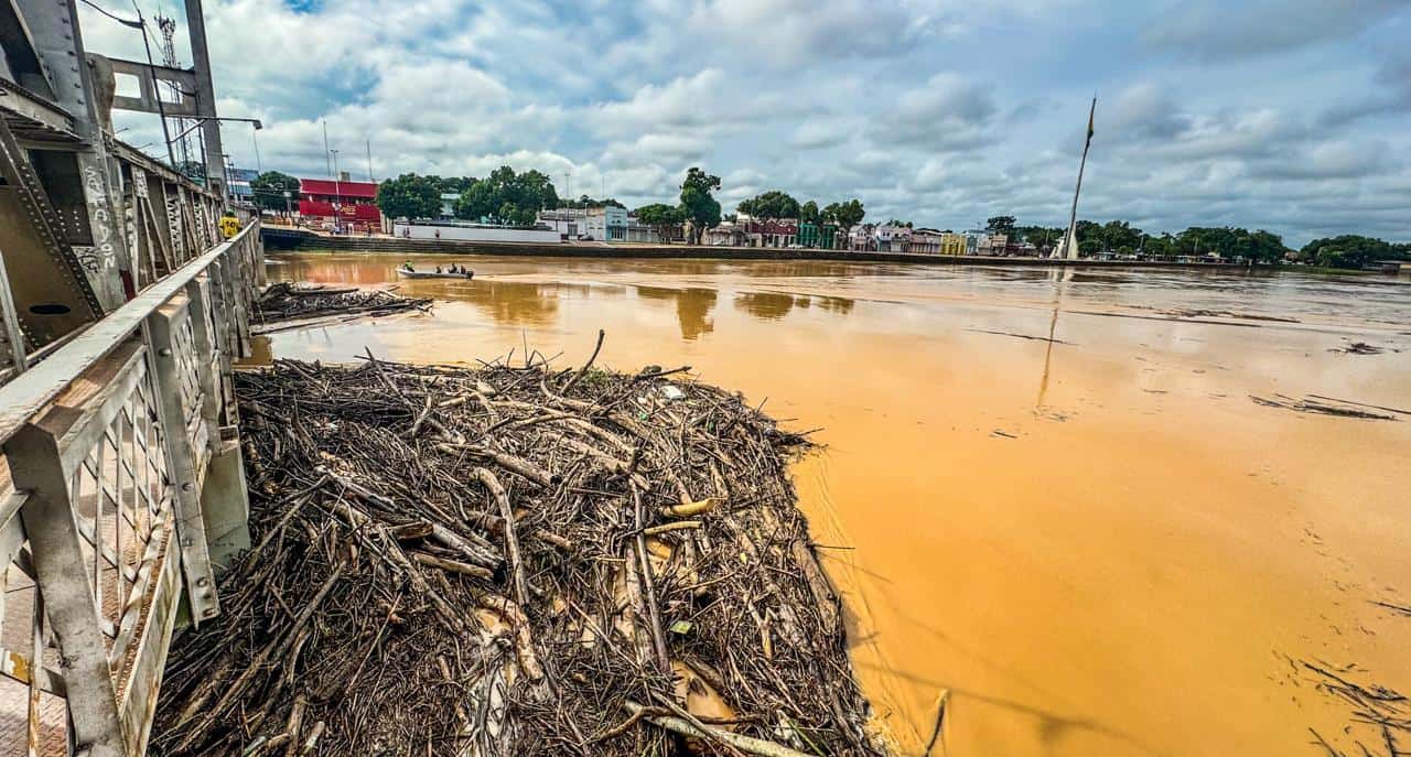 Nível Do Rio Sobe Mais 2 Centímetros E Mede 1626 Metros Em Rio Branco 