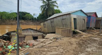 Casas desmoronam em Xapuri e pelo menos 14 famílias não têm para onde voltar