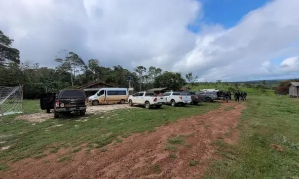PF faz operação em terra indígena de RO para retirar invasores