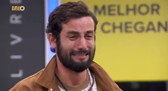 Matteus chora ao rever cavalo no Almoço do Anjo do BBB 24