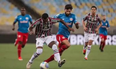 Em jogo agitado, Fluminense e Bragantino empatam na estreia pelo Brasileiro
