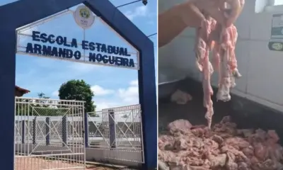 Diretora da escola Armando Nogueira oferece comida a terceirizados com salário atrasado e é afastada por furto de alimentos
