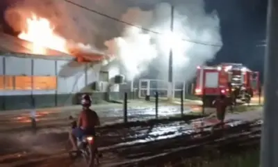 Escritório da empresa Zopone, que atua no linhão, pega fogo em Tarauacá