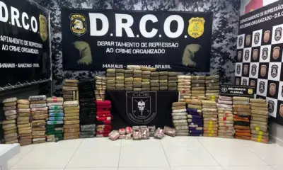 Cerca de 300 kg de drogas são apreendidos em Manaus