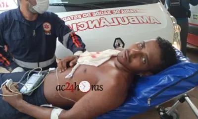 Durante fuga, membro do CV aponta arma para PM e acaba baleado em Rio Branco