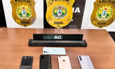 Polícia Civil recupera nove celulares roubados em Cruzeiro do Sul