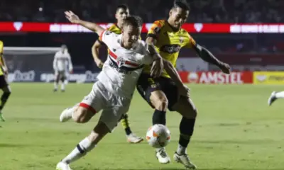 São Paulo pressiona, mas fica no empate com o Barcelona na Libertadores