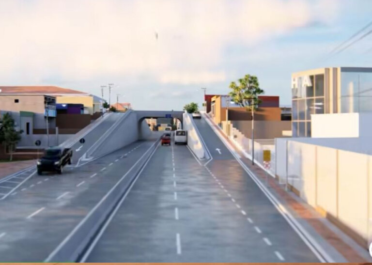 Viaduto na Avenida Ceará: projeto tem conclusão prevista para 2025