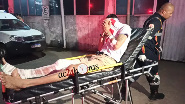 Traficante aponta arma para policiais e acaba ferido, em Rio Branco