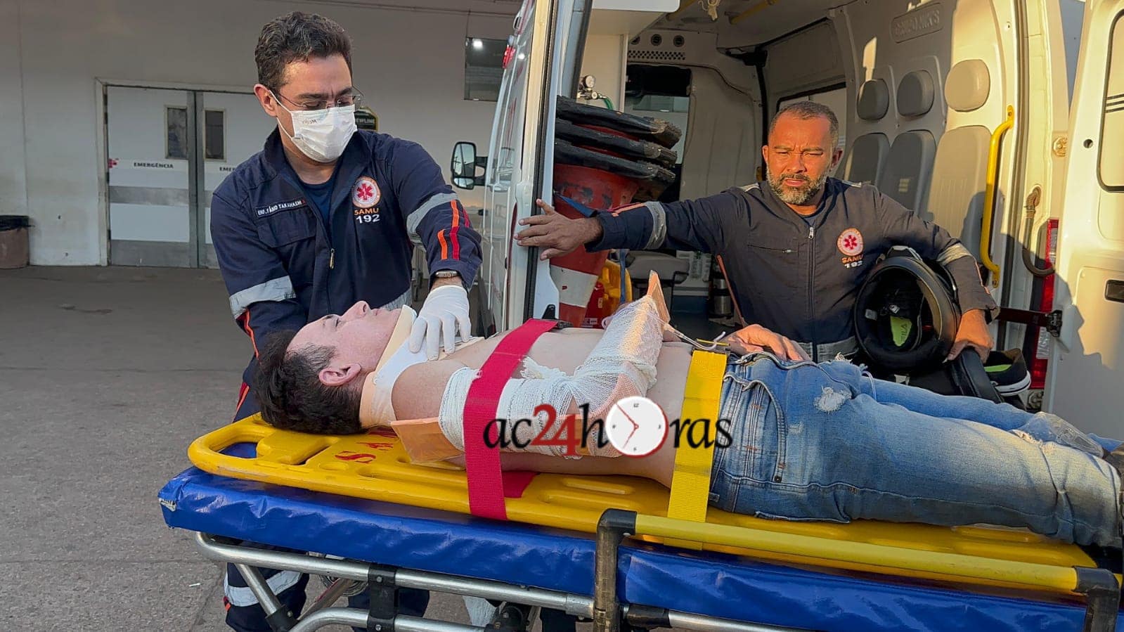 Colisão Entre Motocicletas Deixa Dois Feridos Em Rio Branco