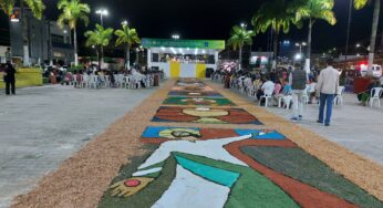 Cerca de 3 mil pessoas participam de procissões de Corpus Christi em Cruzeiro do Sul