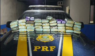PRF no Acre apreende mais de 100 kg de drogas em menos de 48 horas